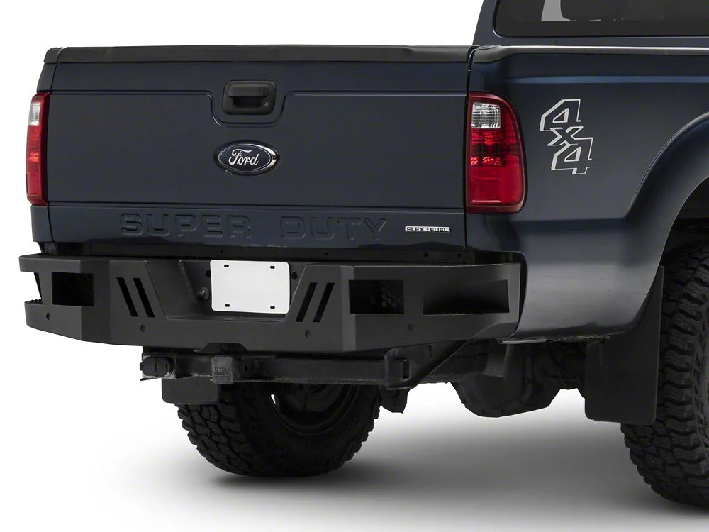 Black Textured Rear Bumper