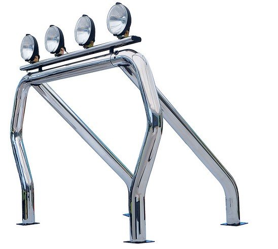 Classic Chrome Roll Bar with Cross Braces