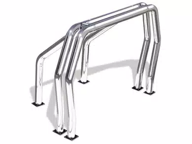 Polished Chrome Bed Bar System